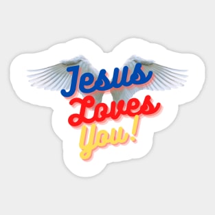 Jesus Love You! Sticker